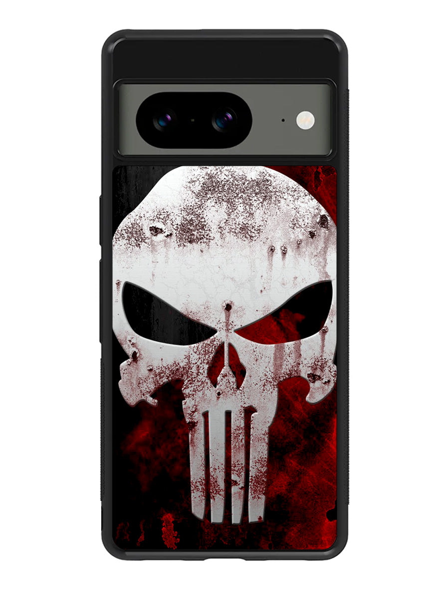 Marvel Superhero PUNISHER logo Google Pixel 8a Case