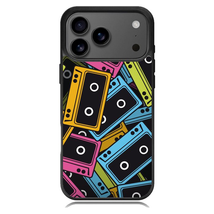 Multicolor Cassette Tape Z0579 iPhone 17 Pro Case