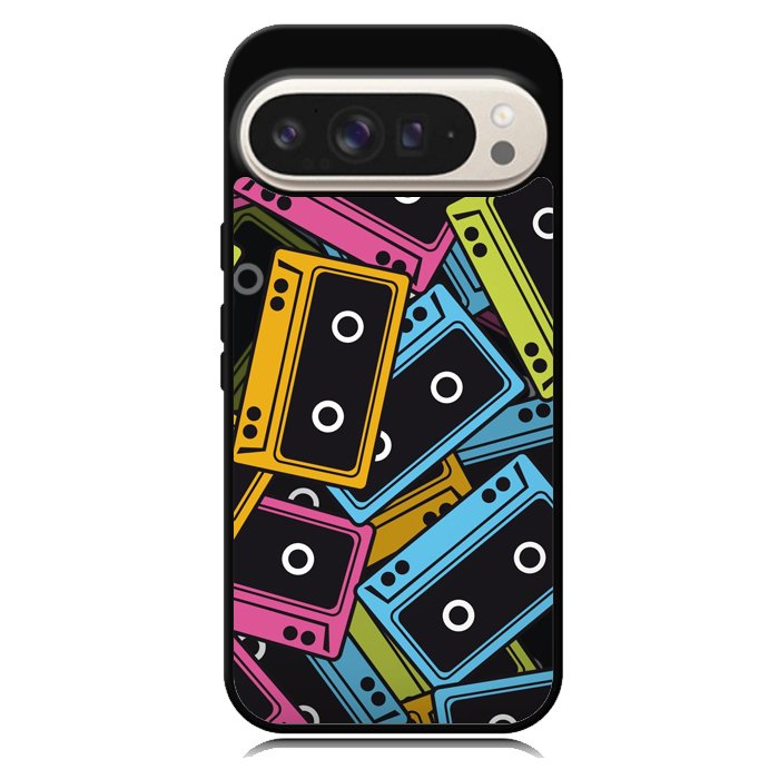 Multicolor Cassette Tape Z0579 Google Pixel 9 | Google Pixel 9 Pro Case
