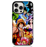 Team One Piece Pirates Anime Manga Case iPhone 16 Pro Max BC1133