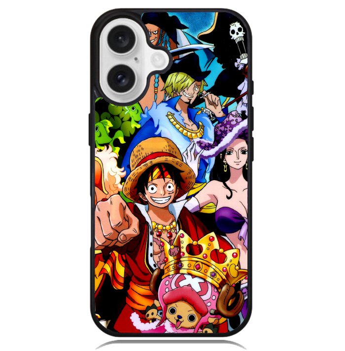 Team One Piece Pirates Anime Manga Case iPhone 16 BC1133