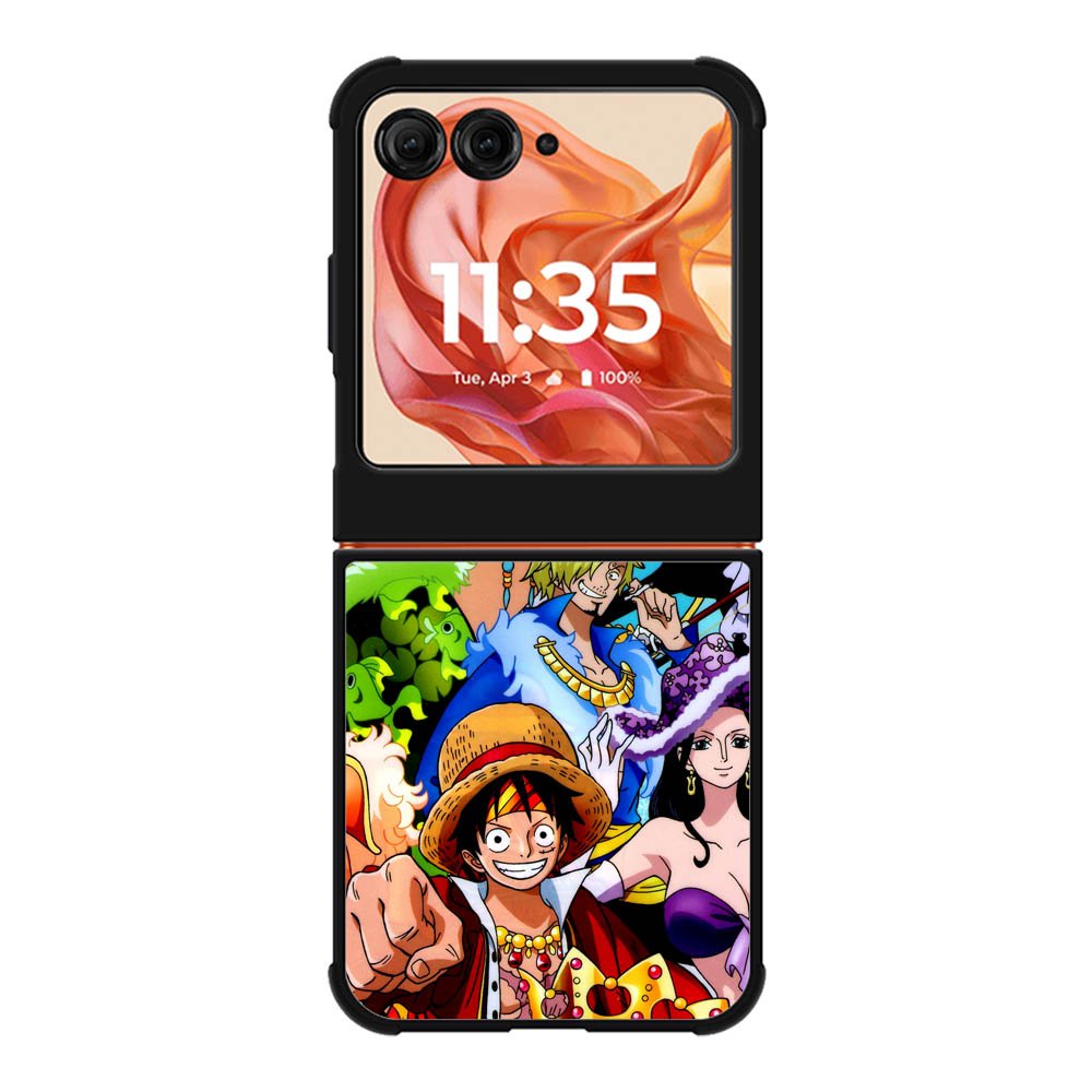 Team One Piece Pirates Anime Manga Motorola Moto Razr 2025/2024 , Moto Razr 60/50 Case BC1133