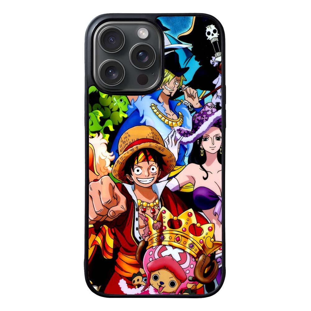Team One Piece Pirates Anime Manga Case iPhone 15 Pro Max BC1133