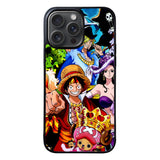 Team One Piece Pirates Anime Manga Case iPhone 15 Pro Max BC1133