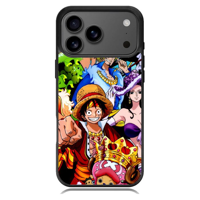 Team One Piece Pirates Anime Manga iPhone 17 Pro Case BC1133