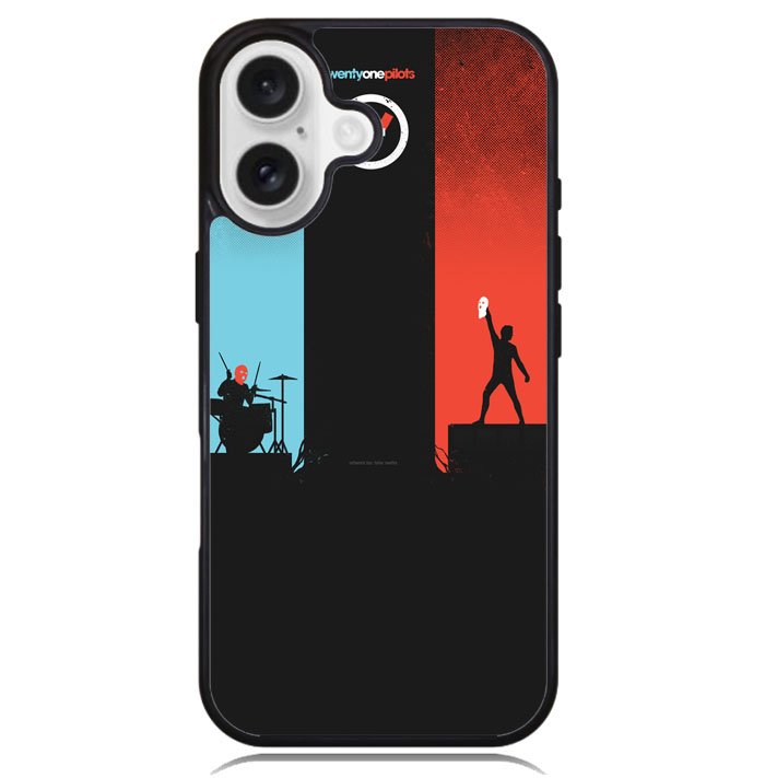 Twenty one pilots red and blue Z0984 iPhone 16 Case