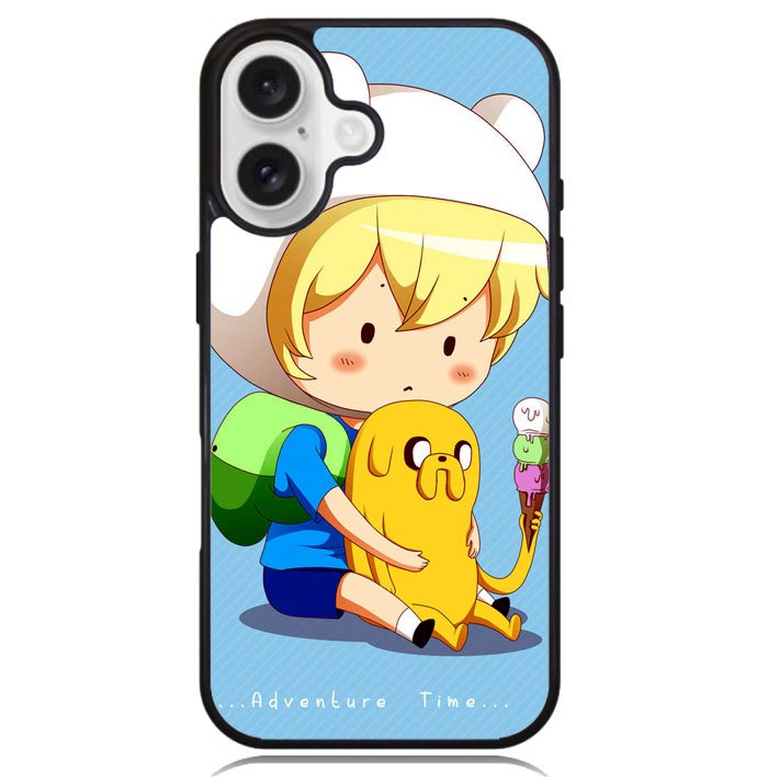 Adventure Time Chibi Finn And Jake Z0988 iPhone 16 Plus Case