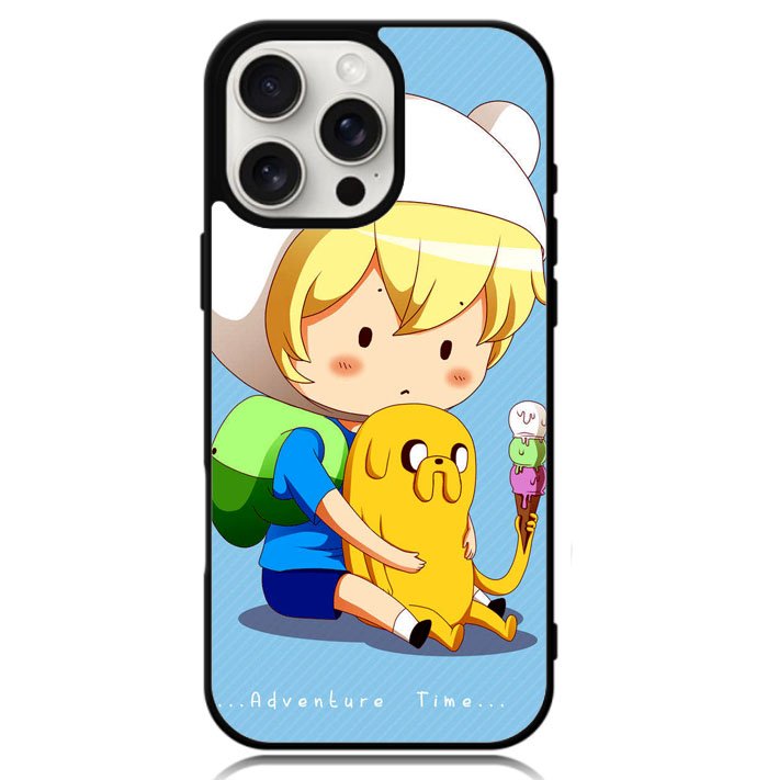 Adventure Time Chibi Finn And Jake Z0988 iPhone 16 Pro Max Case