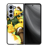 zelda with pikachu pokemon Case Samsung Galaxy z Fold 5 5G BC1139
