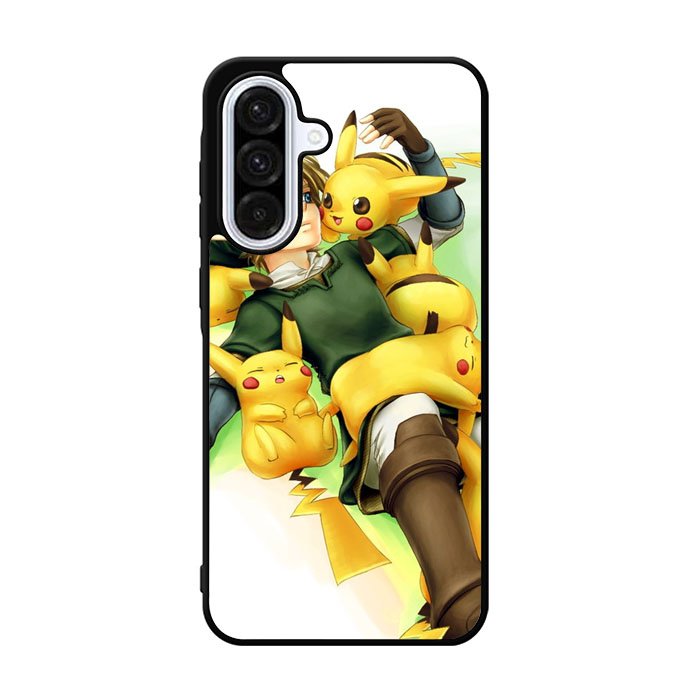 zelda with pikachu pokemon Samsung Galaxy A36 Case BC1139