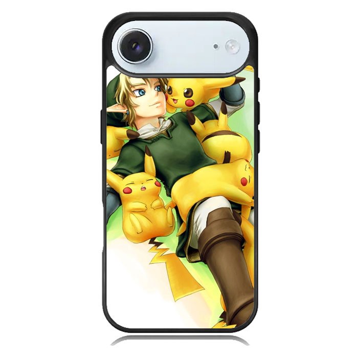 zelda with pikachu pokemon iPhone 17 Air Case BC1139