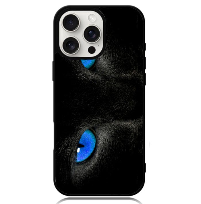BLACK CAT EYES Case iPhone 16 Pro Max BC1146