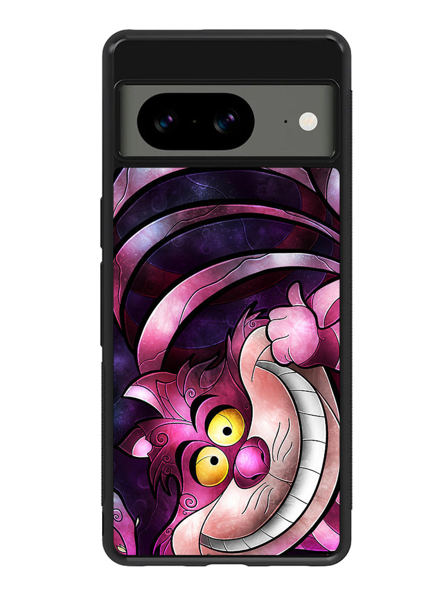 Disney Cheshire Cat Stained Glass Google Pixel 8a Case