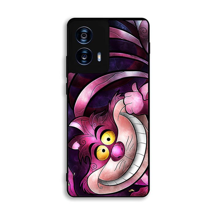Disney Cheshire Cat Stained Glass Motorola Moto G Power 5G 2024 Case FE1439