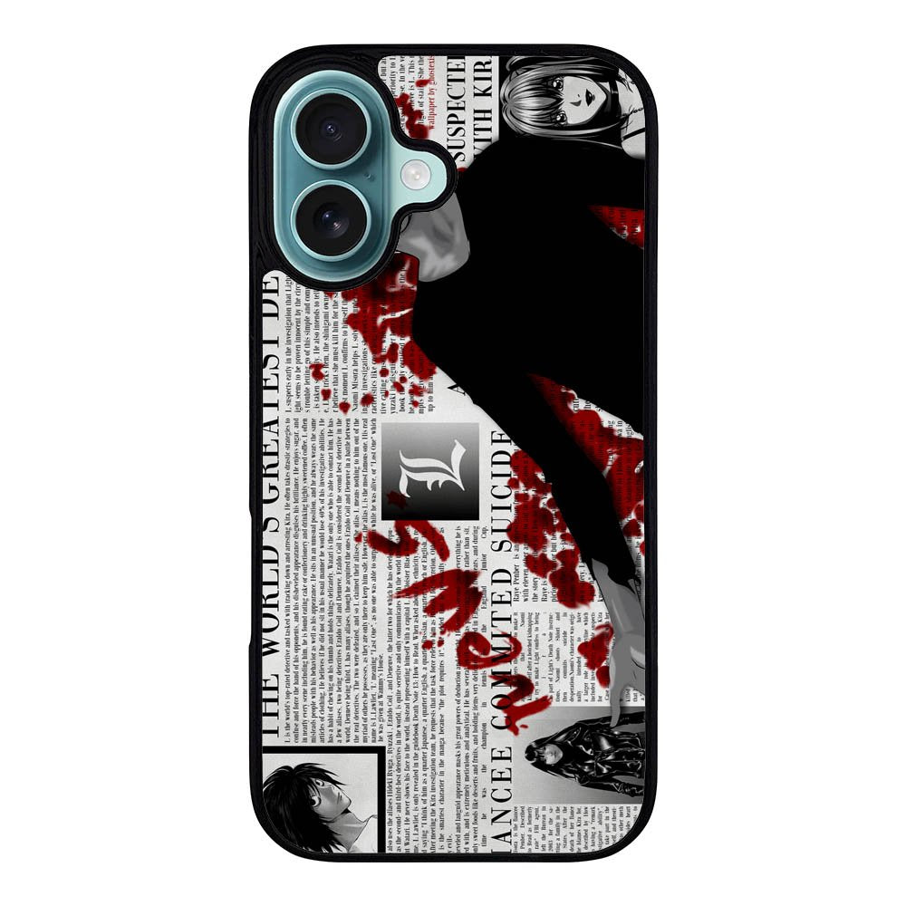 Death Note Case iPhone 16 Plus BC1149