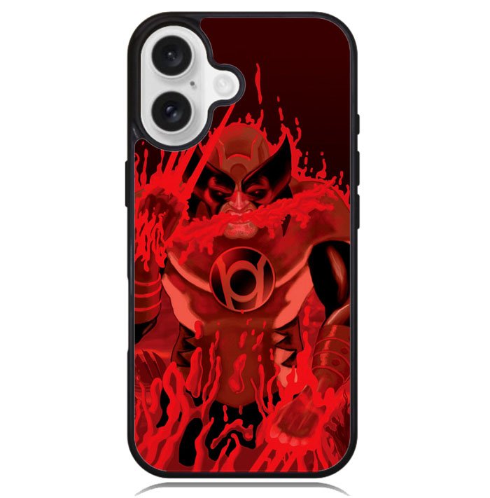 Red Lantern Wolverine Z1306 iPhone 16 Plus Case