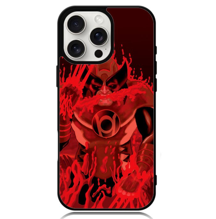 Red Lantern Wolverine Z1306 iPhone 16 Pro Max Case