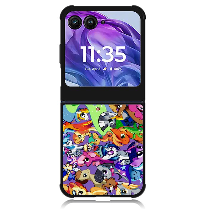 My Little Pony Collage Motorola Moto Razr 2024 , Moto Razr 50 Case