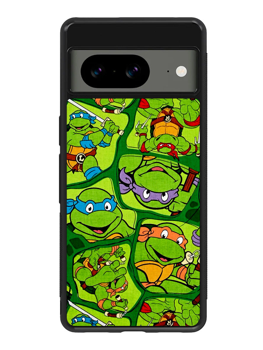 Teenage Mutant Ninja Turtles Collage 2nd Google Pixel 8a Case
