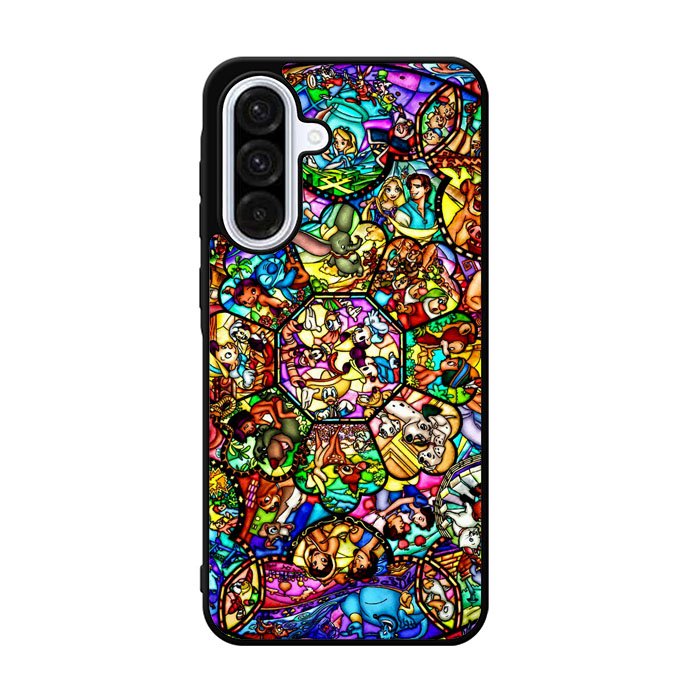 All Disney Heroes Stained Glass Samsung Galaxy A36 Case FE3024