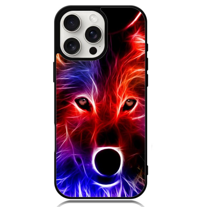 wolf glow line Z1432 iPhone 16 Pro Max Case