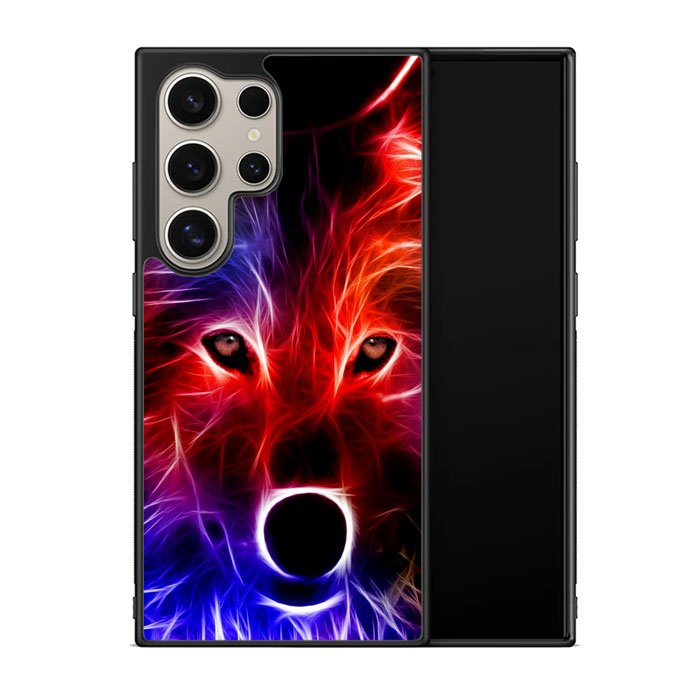 wolf glow line Z1432 Samsung Galaxy S25 Ultra 5G Case