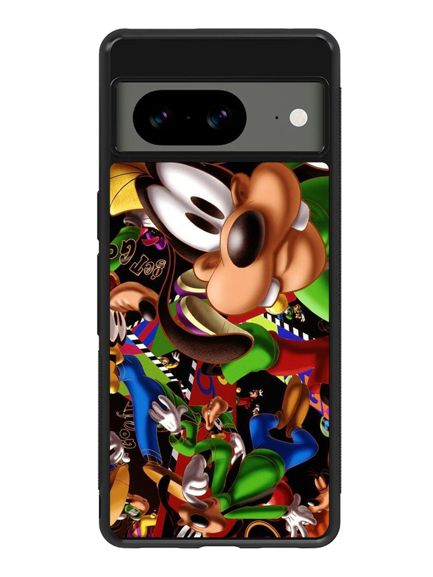 goofy disney collage Google Pixel 8a Case