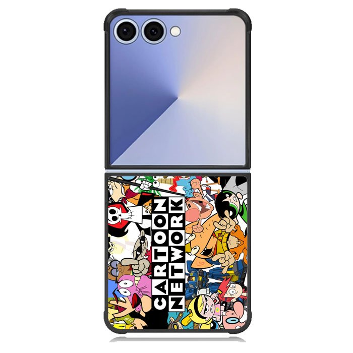 cartoon network collage Samsung Galaxy Z Flip 7 Case BC1158