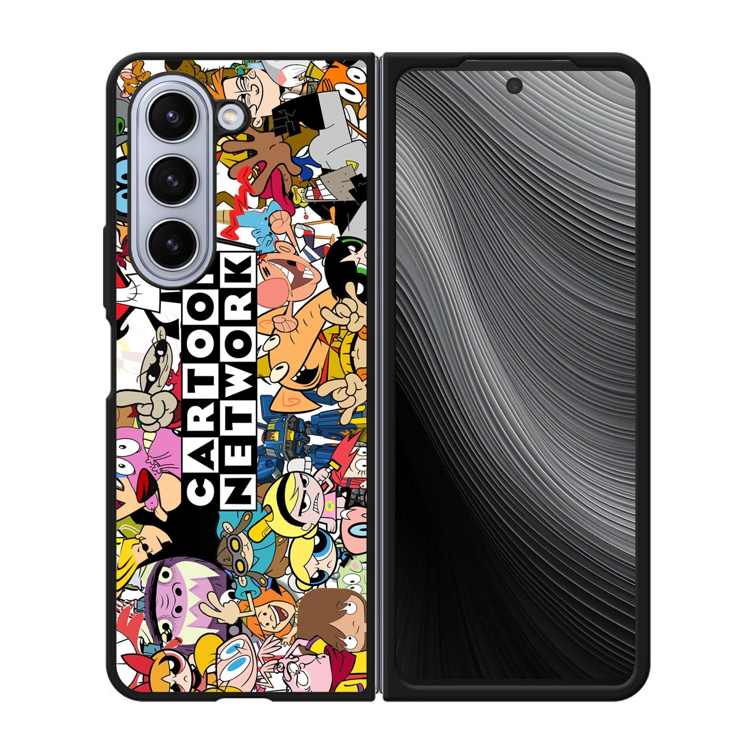 cartoon network collage Case Samsung Galaxy z Fold 5 5G BC1158