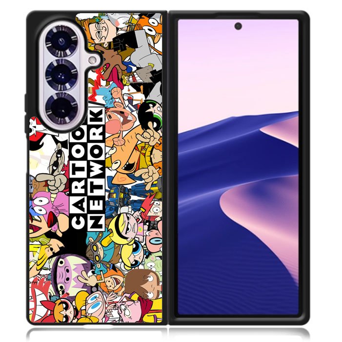 cartoon network collage Samsung Galaxy Z Fold 7 5G Case BC1158