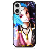 Jinx League of Legends Fan Art Case iPhone 16 BC1161