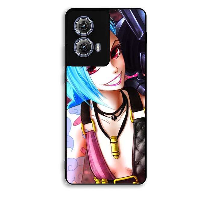 Jinx League of Legends Fan Art Motorola Moto Edge 2024 Case BC1161