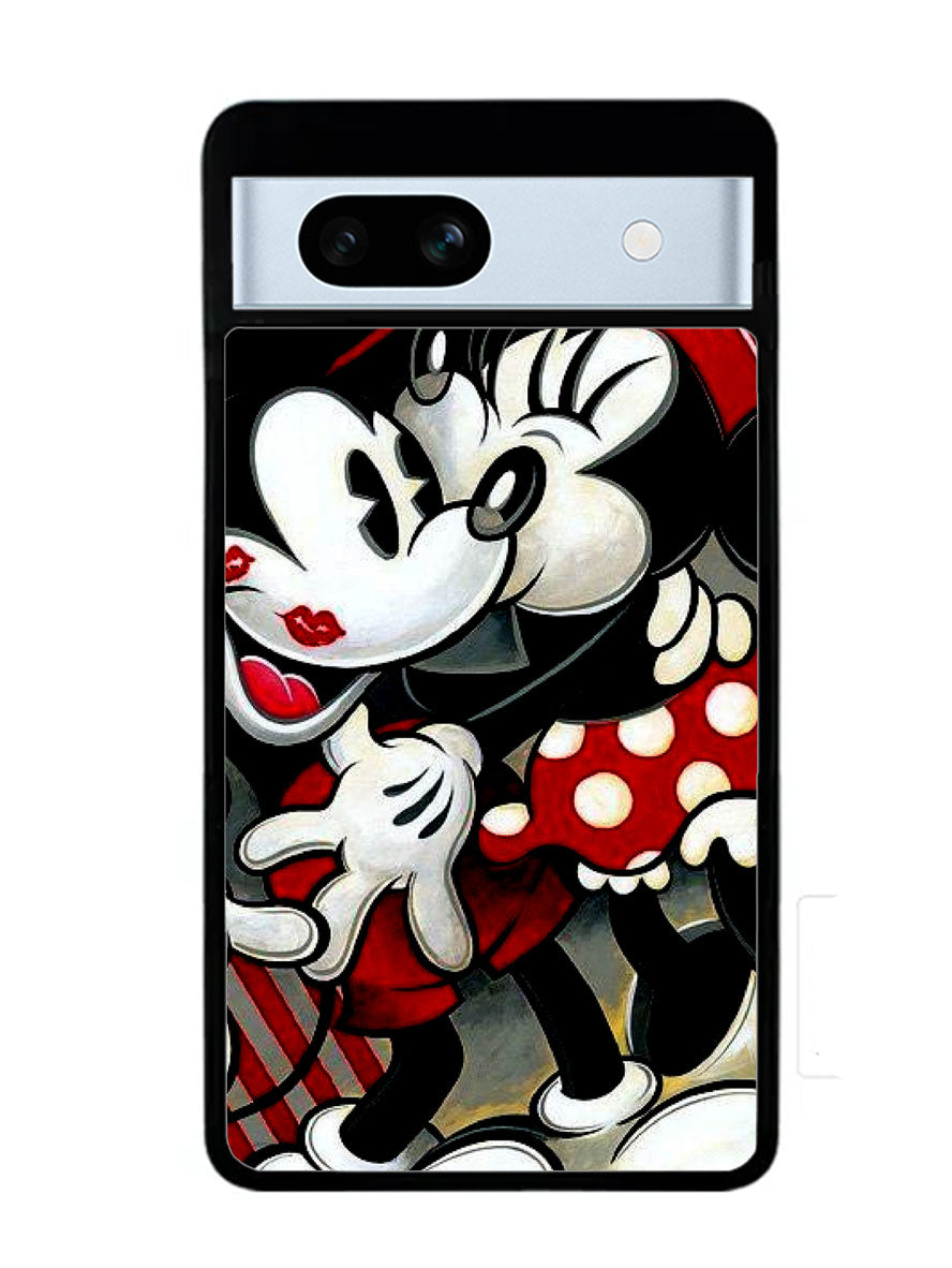 Hugs and Kisses Mickey Minnie mouse Google Pixel 7A Case