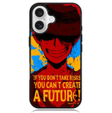 Luffy One Piece Quote Case iPhone 16 BC1163