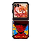 Luffy One Piece Quote Motorola Moto Razr 2025/2024 , Moto Razr 60/50 Case BC1163