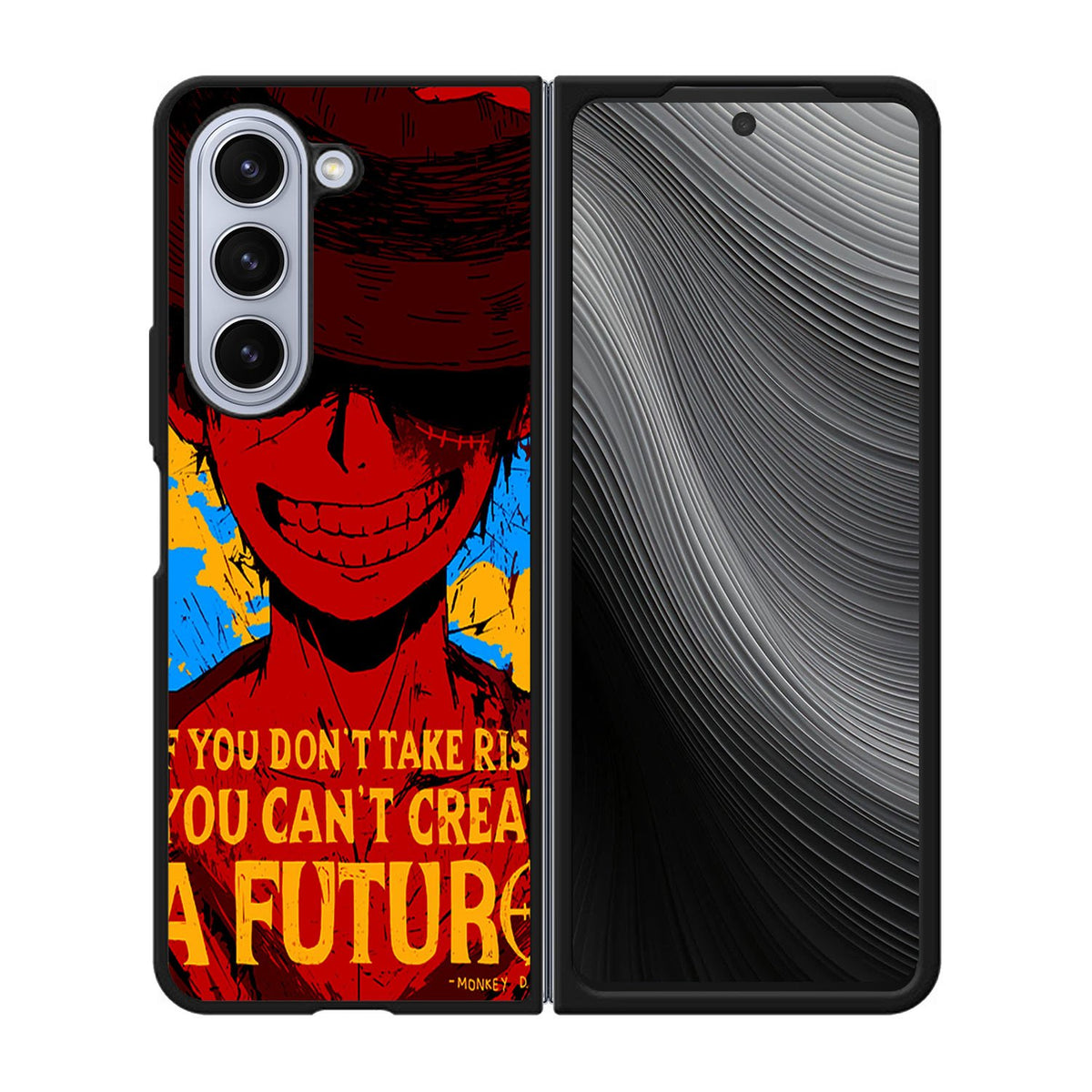 Luffy One Piece Quote Case Samsung Galaxy z Fold 5 5G BC1163