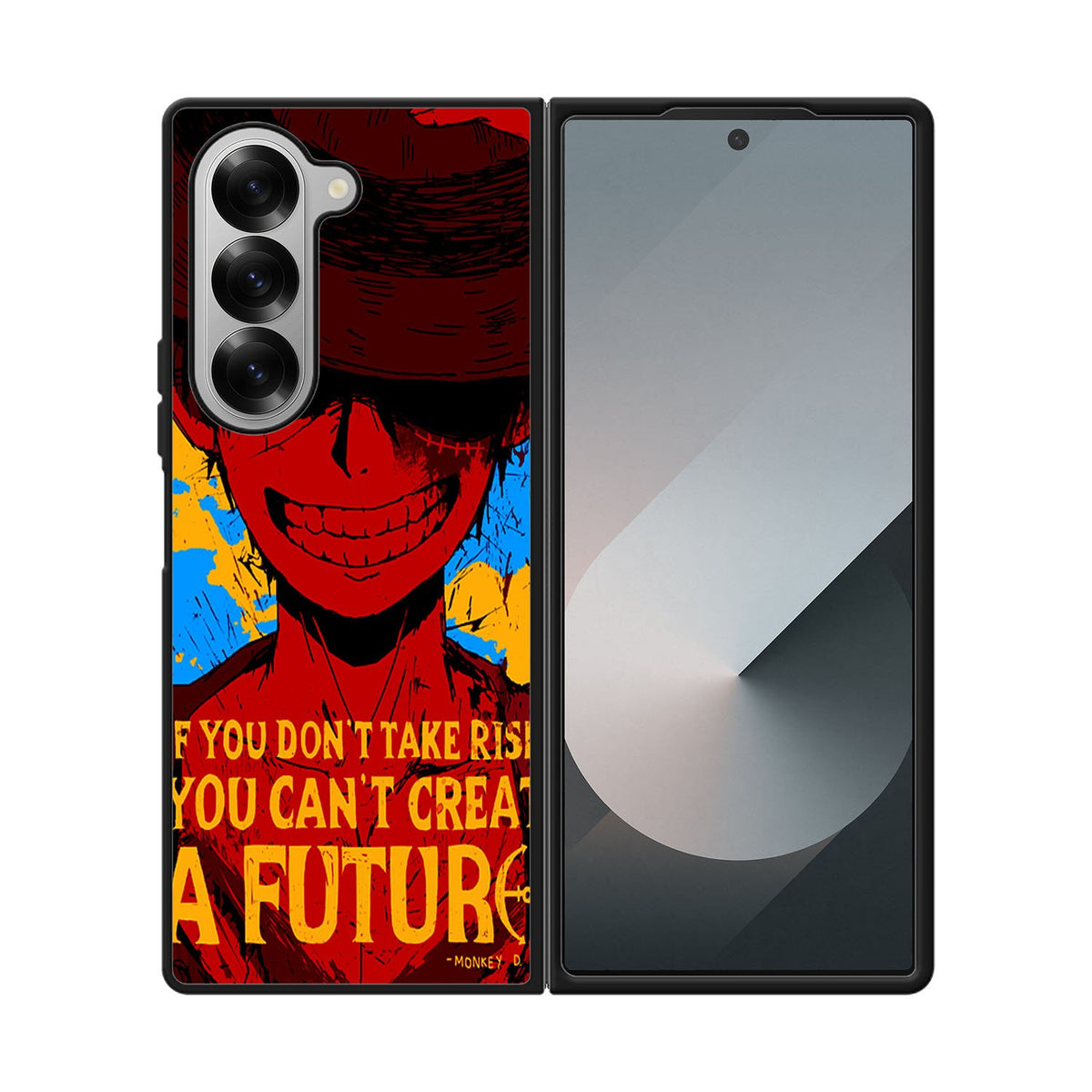 Luffy One Piece Quote Case Samsung Galaxy Z Fold 6 5G BC1163