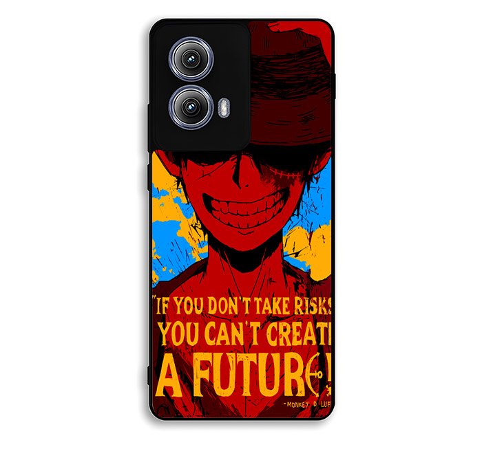 Luffy One Piece Quote Motorola Moto Edge 2024 Case BC1163
