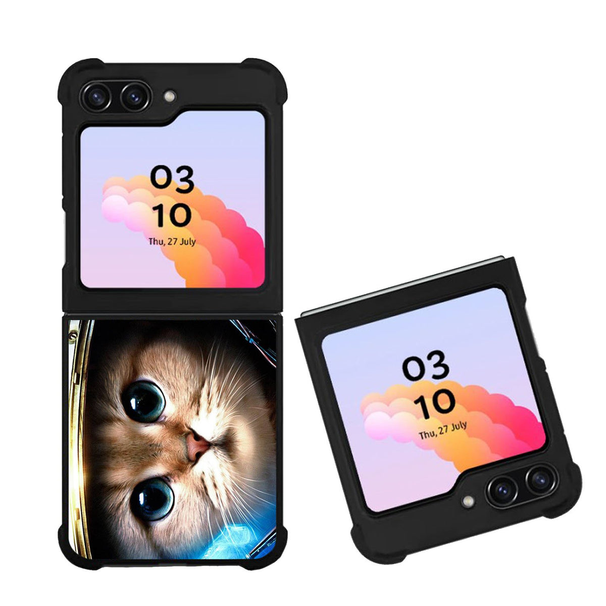 Space Cat Case Samsung Galaxy Z Flip 5 5G BC1165