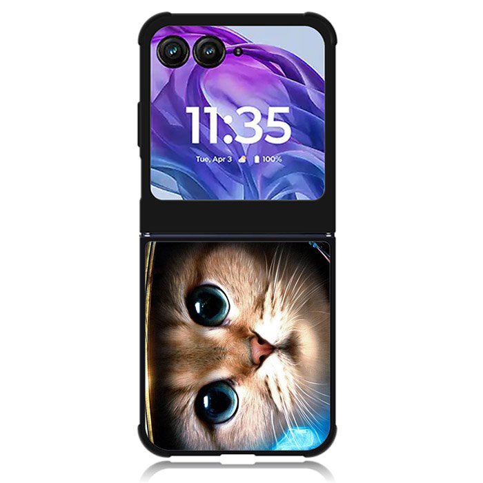 Space Cat Motorola Moto Razr 2024 , Moto Razr 50 Case