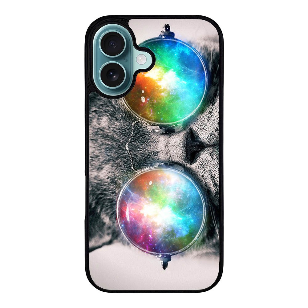 space cat glasses Case iPhone 16 Plus BC1166