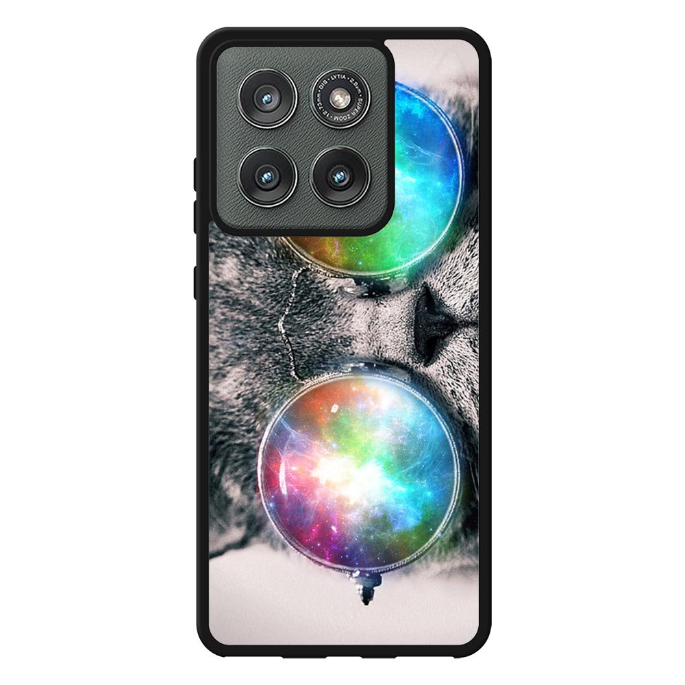 space cat glasses Case Motorola Moto Edge 2025 BC1166