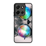 space cat glasses Motorola Moto G 5G 2025 Case BC1166