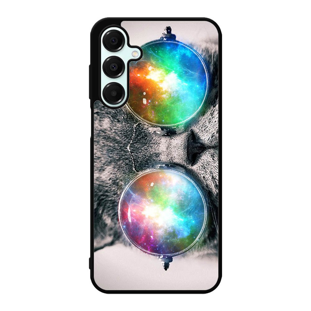 space cat glasses Samsung Galaxy A16 Case BC1166