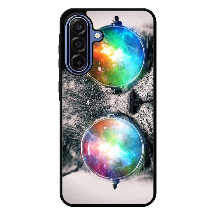space cat glasses Samsung Galaxy A17 5G Case BC1166