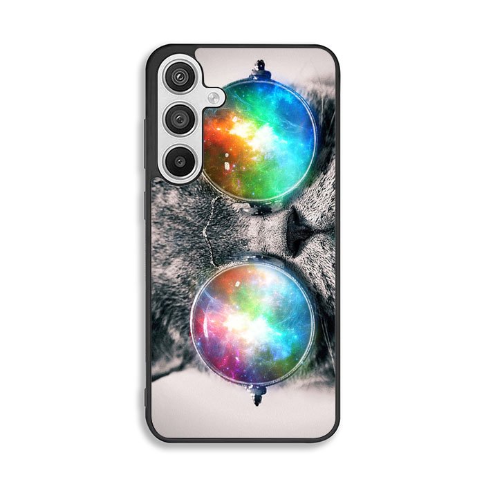 space cat glasses Samsung Galaxy A26 Case BC1166