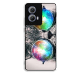 space cat glasses Motorola Moto Edge 2024 Case BC1166