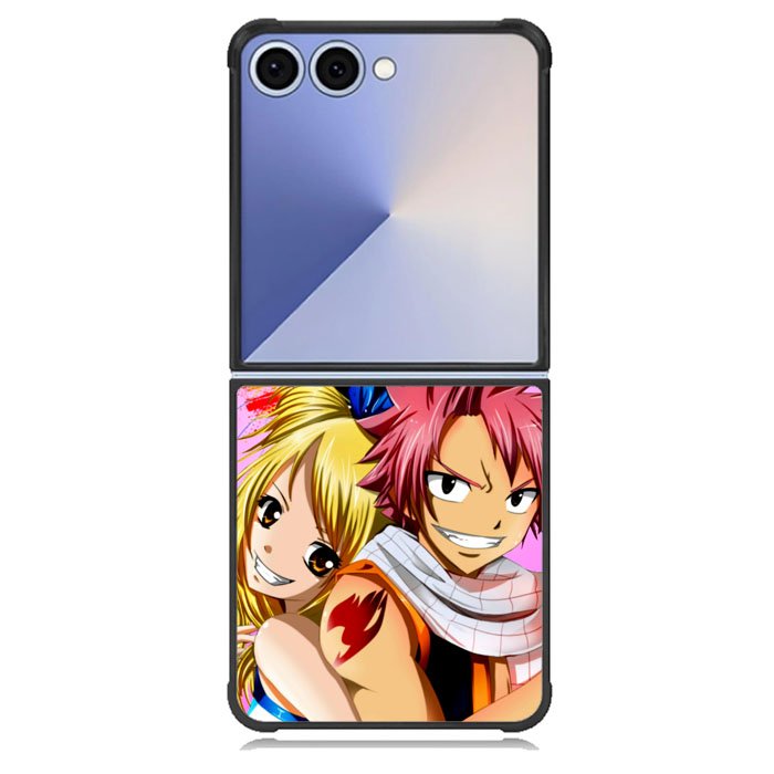 Lucy and natsu  fairy tail Samsung Galaxy Z Flip 7 Case BC1169