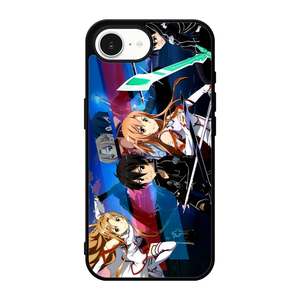 sword art online kirito and asuna iPhone 16e Case BC1171