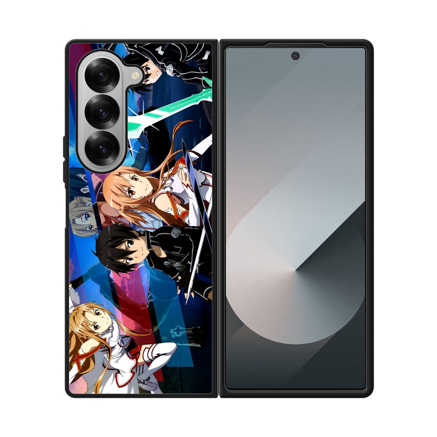 sword art online kirito and asuna Case Samsung Galaxy Z Fold 6 5G BC1171